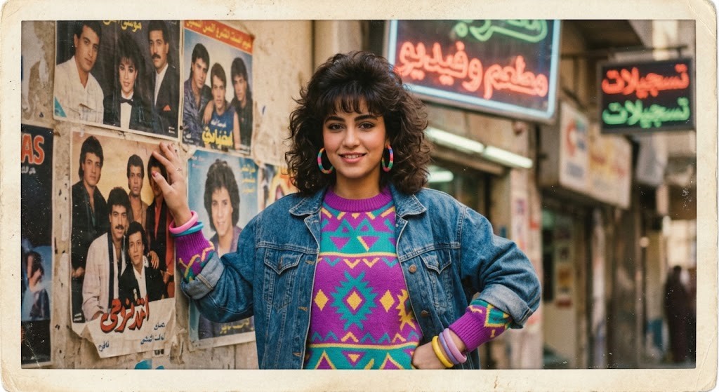 صورة في فترة الثمانينات مولدة بـAI صورة في فترة الثمانينات مولدة بـAI